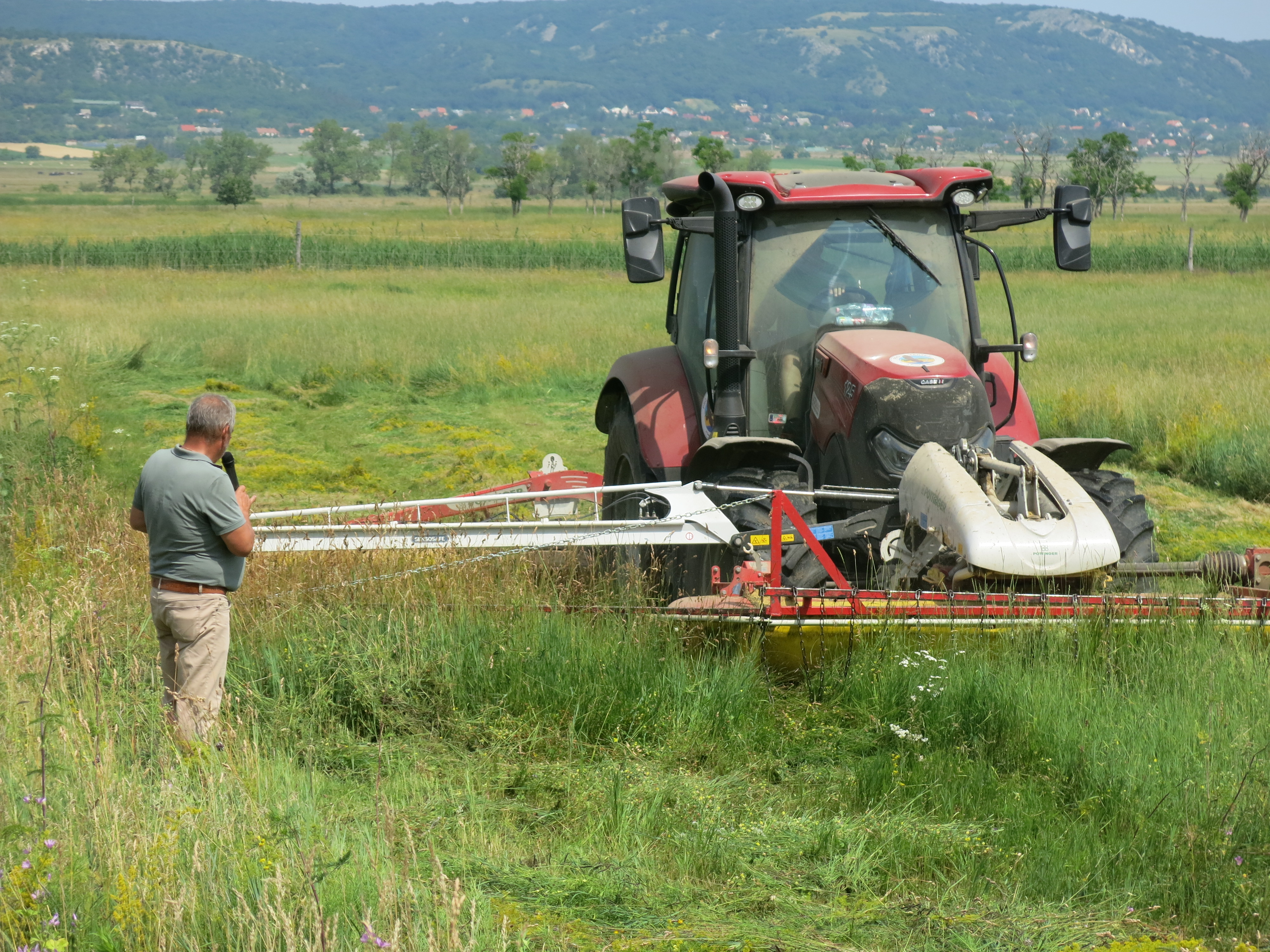 kaszálási bemutató