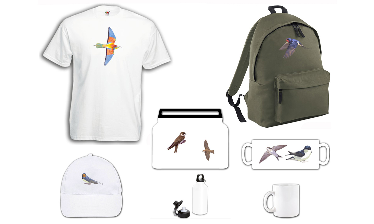 Választható nyeremények a fészkelő fecskéket, gyurgyalagokat és sarlósfecskéket célzó kihívásokban