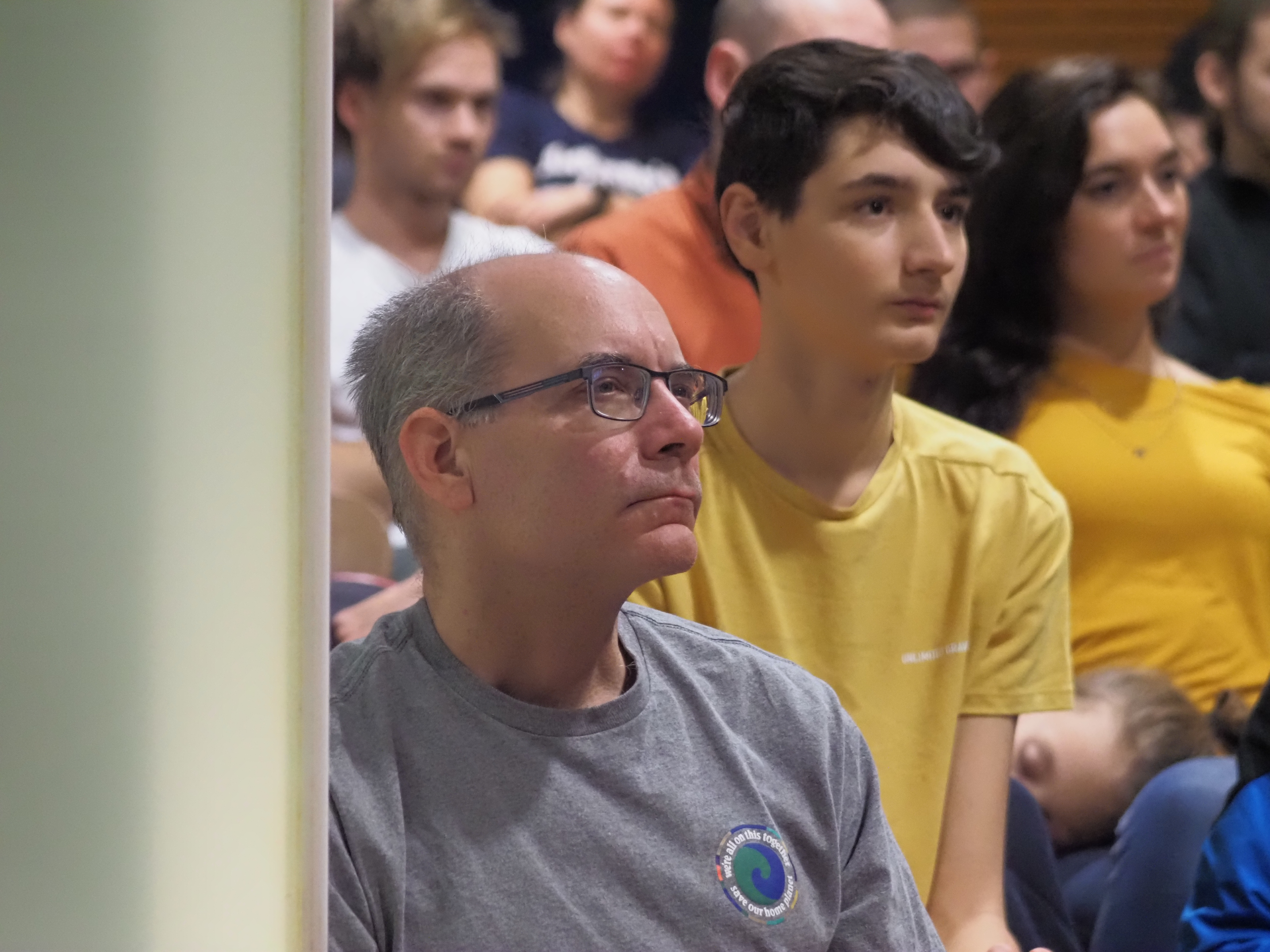 az évzáró résztvevői